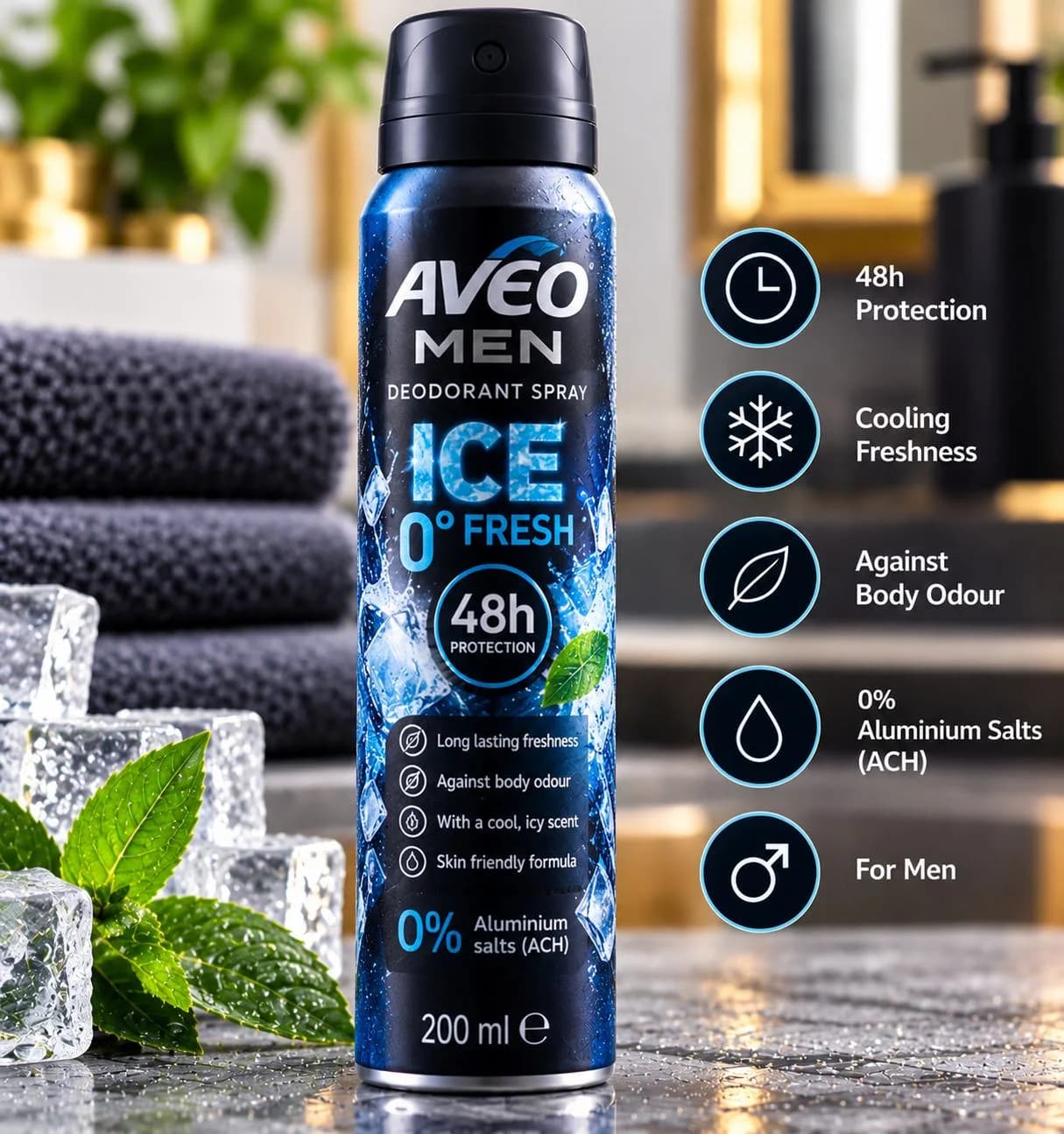 Aveo Men Ice deodorant spray